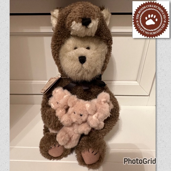 Boyds Bears Other - NWT, Boyds Bears, Classic Beary Tales, Huff P Wolf, Bacon, Porkchop, & Hamlette